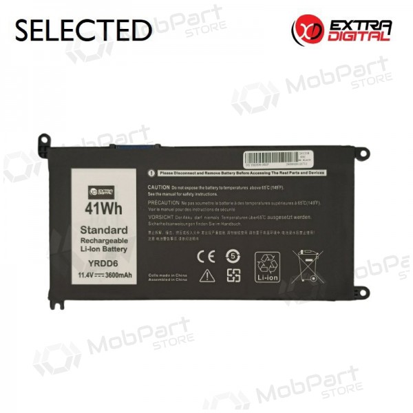 DELL YRDD6, 3600mAh kannettavan tietokoneen akku, Selected DELL YRDD6, 3600mAh kannettavan tietokoneen akku, Selected