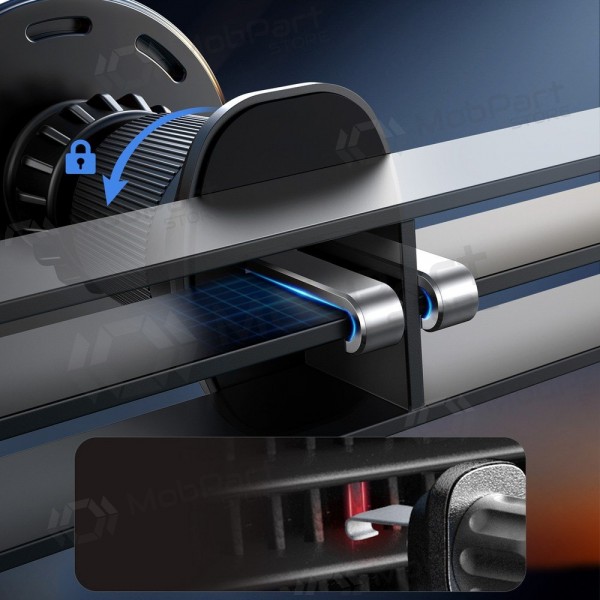 Automobilinis laikiklis-laturi Joyroom JR-ZS502 MagSafe 15W (air vent/dashboard) musta