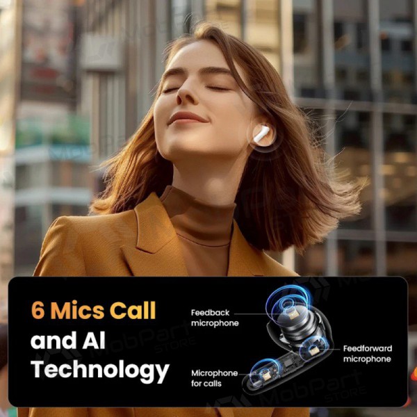 Langattomat kuulokkeet Ugreen HiTune H6 Pro Active Noise-Cancelling Earbuds (35873)