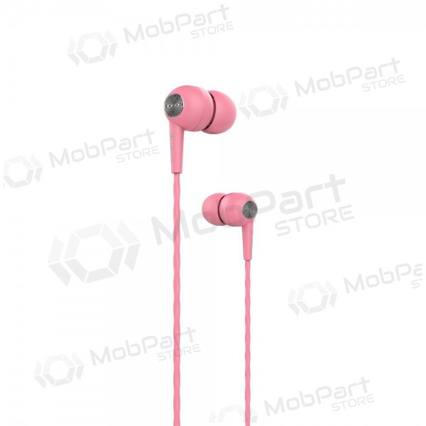 Handsfree Devia Kintone 3,5mm (pinkki)