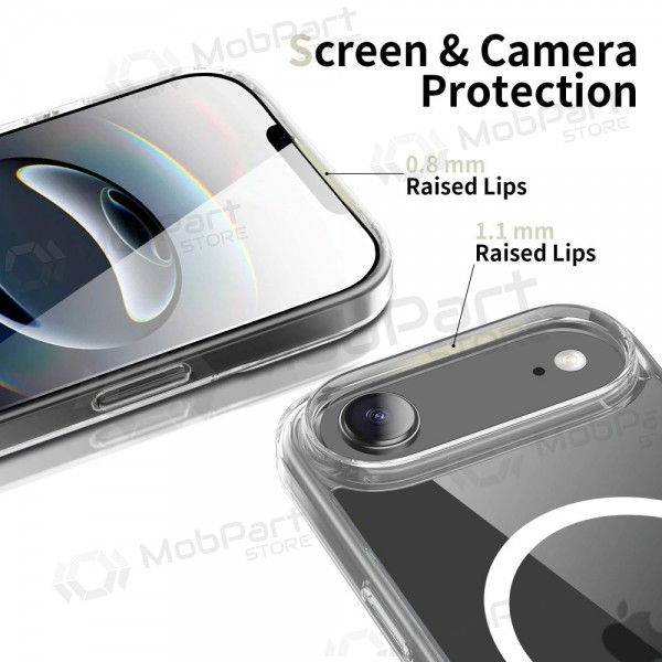 Apple iPhone Air kotelo - Tech-Protect Flexair Hybrid MagSafe (läpinäkyvä)