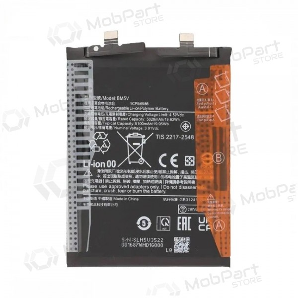 Xiaomi Redmi Note 13 Pro 5G, Poco X6 akku (alkuperäinen)