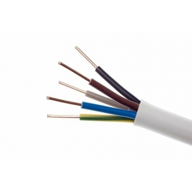 Joustava kaapeli Lietkabelis OMY 5x1.5 mm² kupari PVC CPR Eca 300/300 V 100 m kela