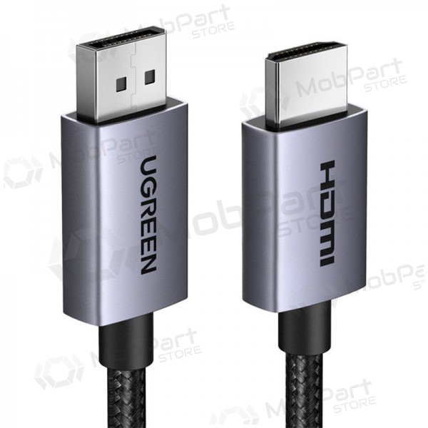 HDMI-kaapeli Ugreen DP125 DisplayPort–HDMI 2 m 4K 30 Hz musta