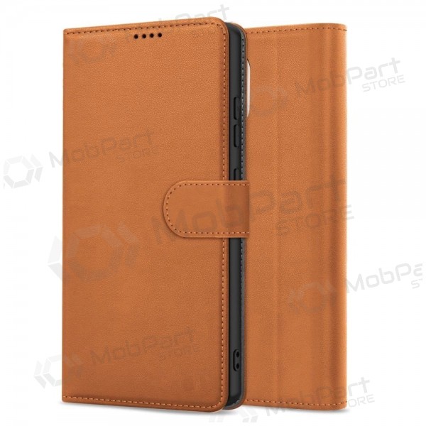 Samsung Galaxy A57 kotelo - Fancy Wallet (ruskea)