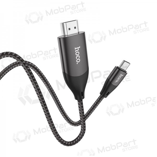 Kaapeli Hoco UA16 Type-C to HDMI 2.0m harmaa