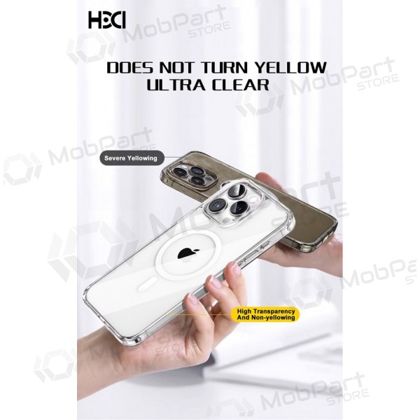 Apple iPhone 15 Pro Max kotelo - HDD Clear MagSafe Case (läpinäkyvä)