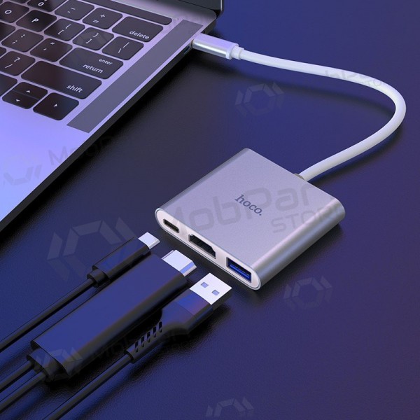 Sovitin Hoco HB14 Type-C to USB-A+HDMI+Type-C hopea