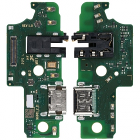 Lanksčioji liitin Samsung A146 A14 5G 2023 su įkrovimo kontaktu, mikrofonu, ausinių lizdu alkuperäinen (service pack)