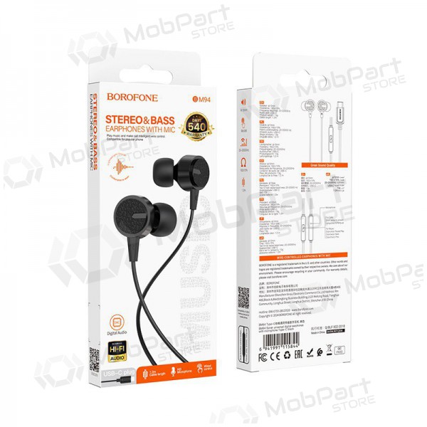 Kuulokkeet Borofone BM94 USB-C Kuulokkeet Borofone BM94 USB-C