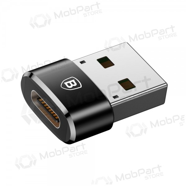 Sovitin Baseus Type-C to USB-A musta CAAOTG-01