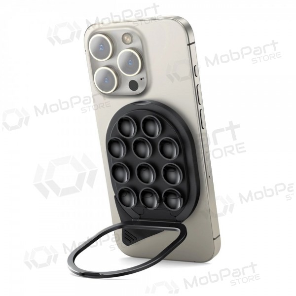 Magnetinis telefono laikiklis su siurbtukais Joyroom JR-ZS418 musta