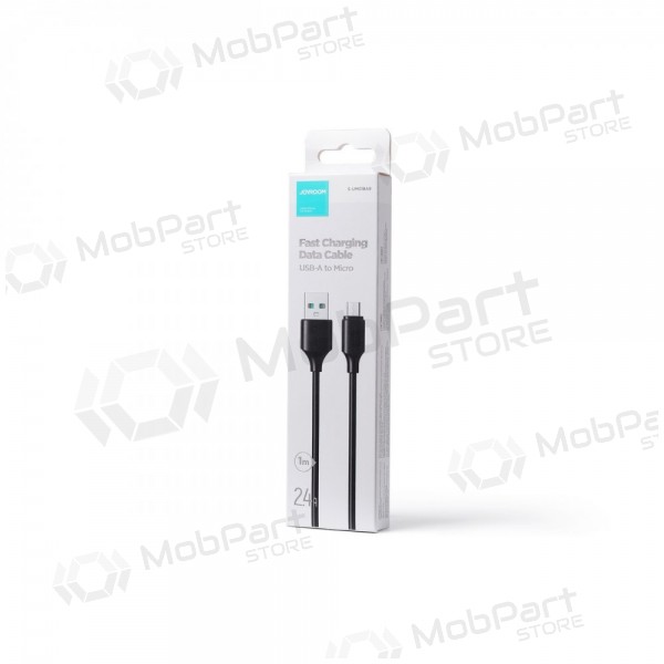 USB kaapeli Joyroom S-UM018A9 USB to MicroUSB 2.4A 1.0m musta