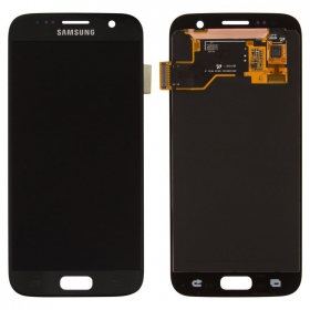 Samsung G930F Galaxy S7 näyttö (musta) (service pack) (alkuperäinen)