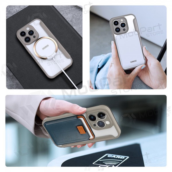 Apple iPhone 13 / 14 kotelo - Dux Ducis Skin X Pro (ruskea)