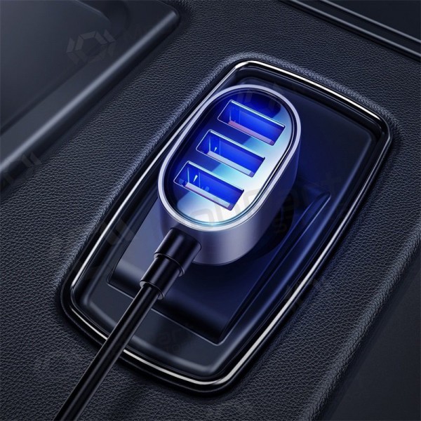 Laturi automobilinis Joyroom JR-CL03 5xUSB 6.2A (musta)