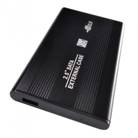 2.5" HDD puhelinkotelo / suojakotelo USB2.0, 6.5 cm