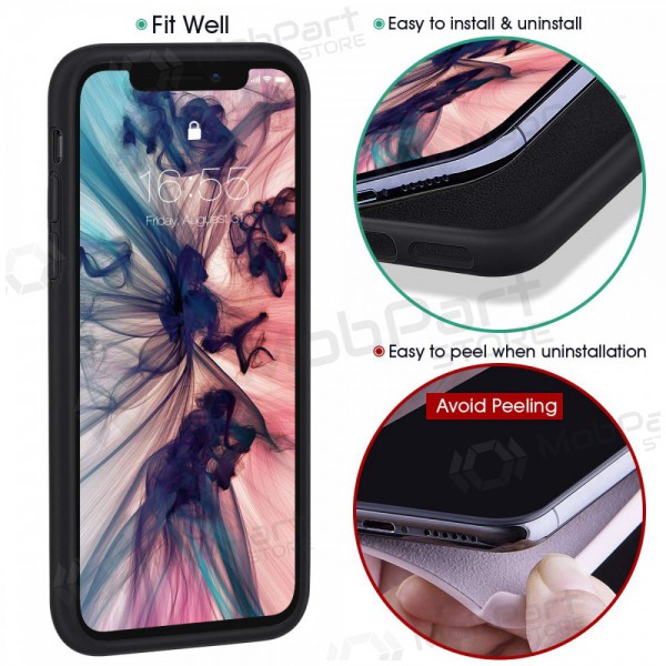 Apple iPhone 11 Pro kotelo - Liquid Silicone 1.5mm (musta)