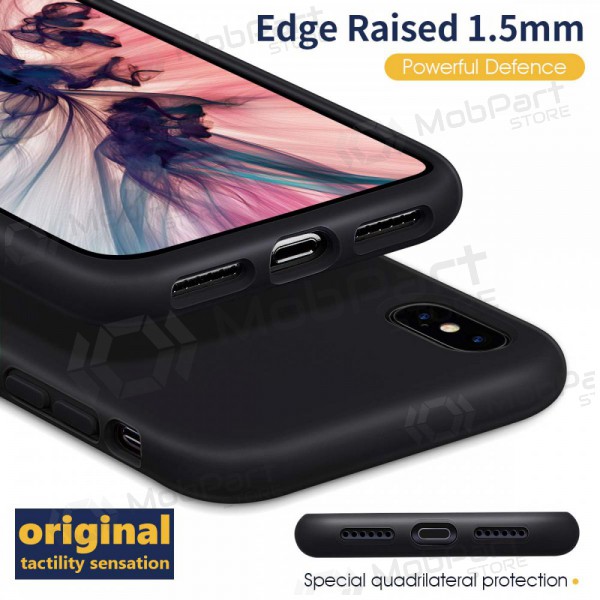 Apple iPhone 11 Pro kotelo - Liquid Silicone 1.5mm (musta)