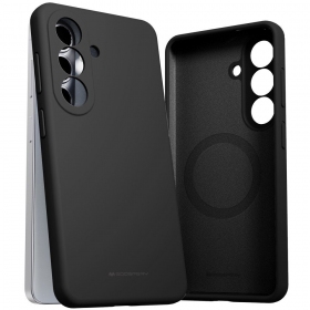 Samsung Galaxy A37 kotelo Mercury - Pure Magsafe Silicon Case (musta)