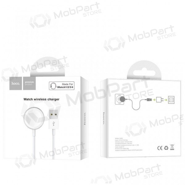 Langaton laturi HOCO CW16 iWatch (valkoinen)