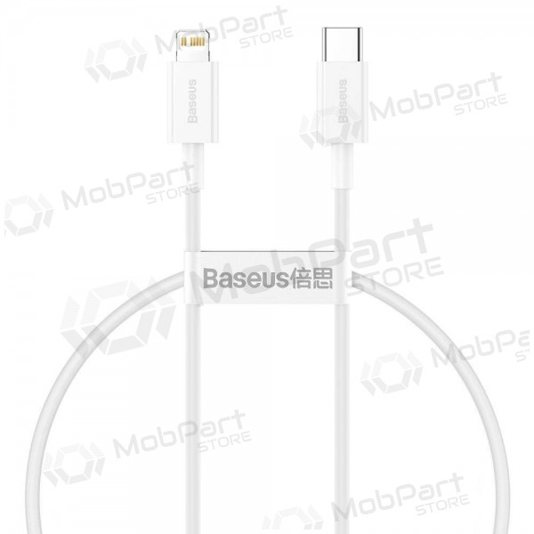 Kaapeli Baseus Superior Type-C - Lightning PD 20W 0.25m (valkoinen) CATLYS-02