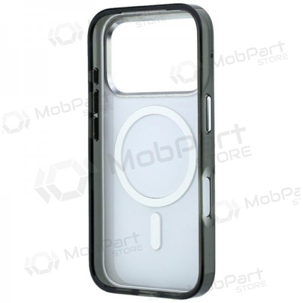 Apple iPhone 18 Pro kotelo - Karl Lagerfeld PU Semi Wrap Smooth Sketch Bodies MagSafe (musta)