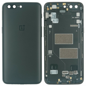 OnePlus 5 takaakkukansi musta (Midnight Black) (käytetty grade B, alkuperäinen)