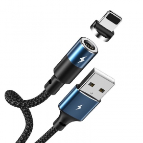 USB kaapeli REMAX Magnetic lightning 1.2m (3A) (musta)