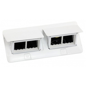 Įleidžiama modulinė dėžutė 2x4 mod. Legrand 654004 (metalinė, valkoinen)