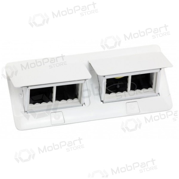 Įleidžiama modulinė dėžutė 2x4 mod. Legrand 654004 (metalinė, valkoinen)