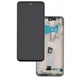 Xiaomi Redmi 10 2022 näyttö (musta) (kehyksellä) (service pack) (alkuperäinen)