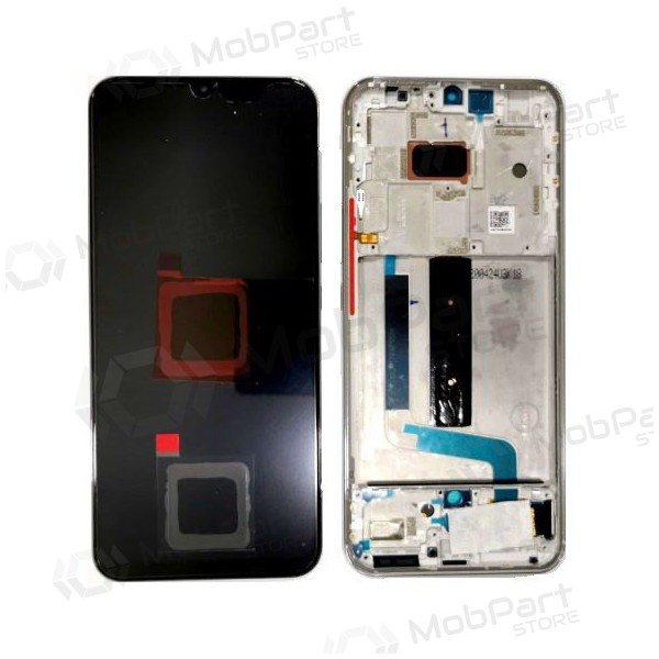 Xiaomi Mi 10 Lite 5G näyttö (valkoinen) (kehyksellä) (service pack) (alkuperäinen)