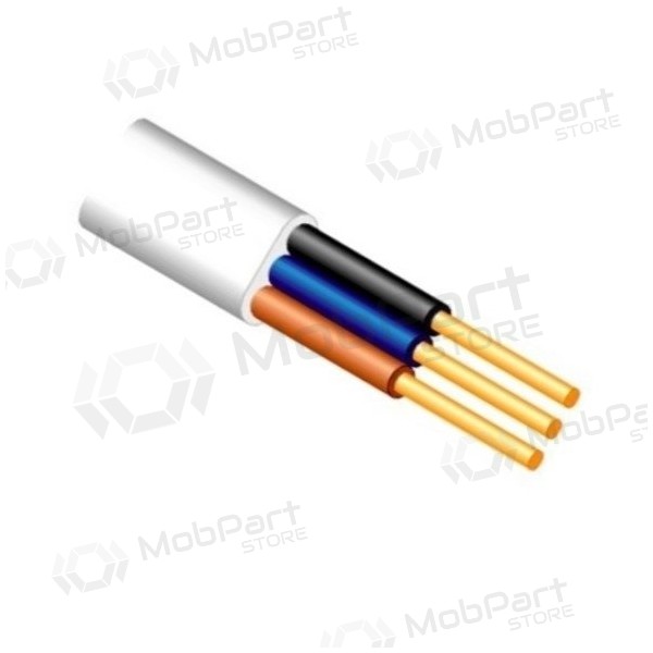 Voimakaapeli Lietkabelis YDYp 3x1.0 mm² kupari-PVC 100 m kela