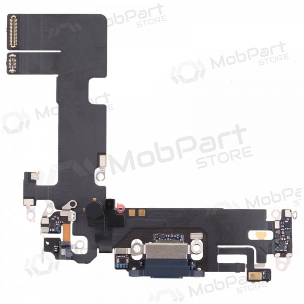 Apple iPhone 13 latausliitin ja mikrofoniliitin (musta)