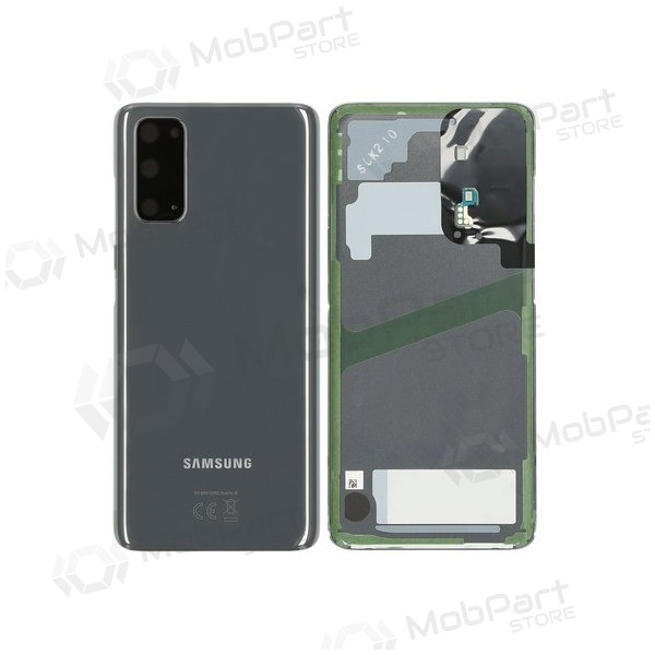 Samsung G981F / G980 Galaxy S20 takaakkukansi harmaa (Cosmic Grey) (käytetty grade B, alkuperäinen) Samsung G981F / G980 Galaxy S20 takaakkukansi harmaa (Cosmic Grey) (käytetty grade B, alkuperäinen)