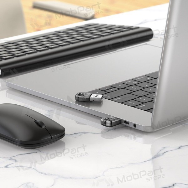 Bluetooth sovitin Hoco UA28 Bluetooth 5.1 musta