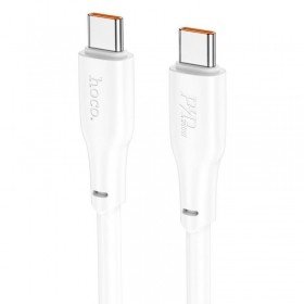 USB kaapeli Hoco X93 60W USB-C to USB-C 2.0m valkoinen