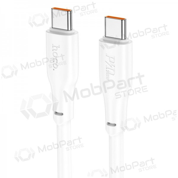 USB kaapeli Hoco X93 60W USB-C to USB-C 2.0m valkoinen