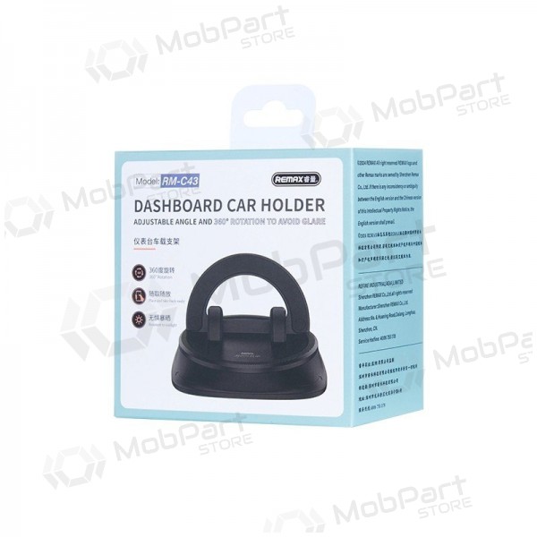 Auton matkapuhelinpidike Remax RM-C43 (dashboard) musta
