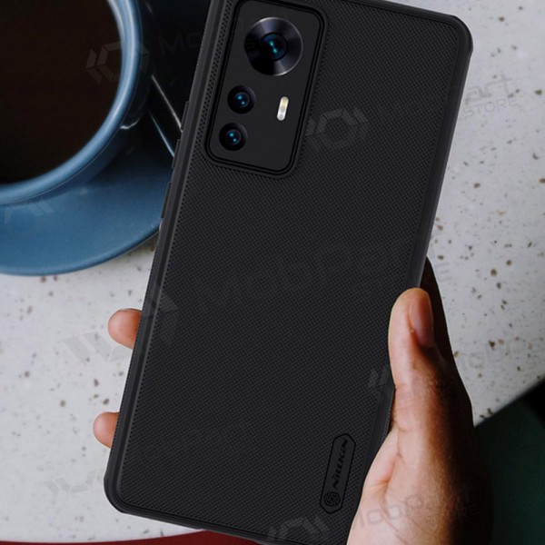 Xiaomi Redmi Note 12 5G / Poco X5 suojakuori „Nillkin Frosted Shield“ (musta) Xiaomi Redmi Note 12 5G / Poco X5 suojakuori „Nillkin Frosted Shield“ (musta)