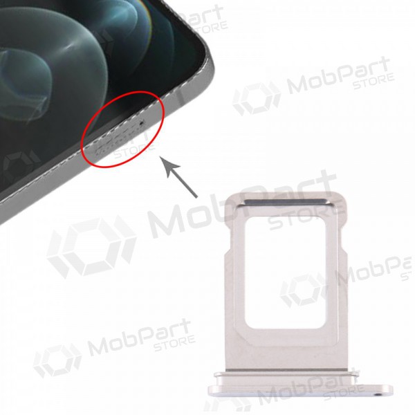 Apple iPhone 12 Pro / 12 Pro Max SIM kortin pidike (hopea)