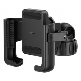 Telefono laikiklis dviračiui Baseus GoTrip Series Bike Phone Mount Cluster musta C40572301111-00