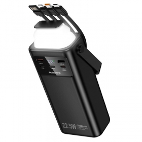 Ulkoinen paristo Power Bank Borofone BJ65 22.5W 30000mAh musta
