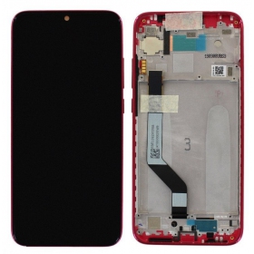 Xiaomi Redmi Note 7 näyttö (punainen) (kehyksellä) (service pack) (alkuperäinen)