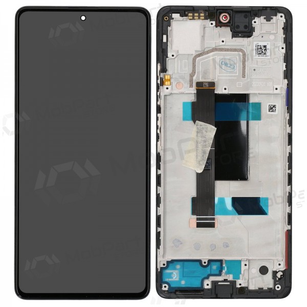 Xiaomi Redmi Note 12 Pro 5G / Poco X5 Pro 5G näyttö (musta) (kehyksellä) (alkuperäinen) Xiaomi Redmi Note 12 Pro 5G / Poco X5 Pro 5G näyttö (musta) (kehyksellä) (alkuperäinen)