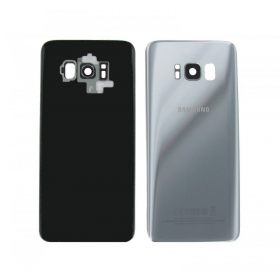 Samsung G955F Galaxy S8 Plus takaakkukansi hopea (Arctic silver) (käytetty grade C, alkuperäinen)
