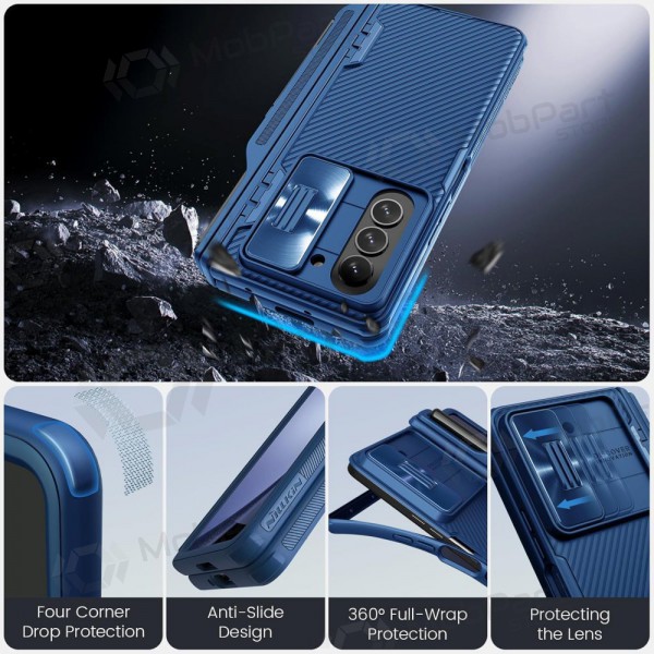 Samsung Galaxy Z Fold4 suojakuori „Nillkin CamShield Pro“ (sininen) Samsung Galaxy Z Fold4 suojakuori „Nillkin CamShield Pro“ (sininen)