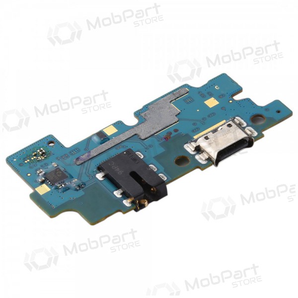 Samsung A205 Galaxy A20 2019 latauspistorasian ja mikrofonin liitin (latausliitin) (service pack) (alkuperäinen)