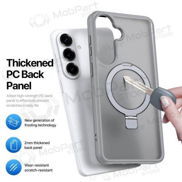 Samsung Galaxy S26 Ultra kotelo - Dux Ducis Yind Magnetic Stand (harmaa)